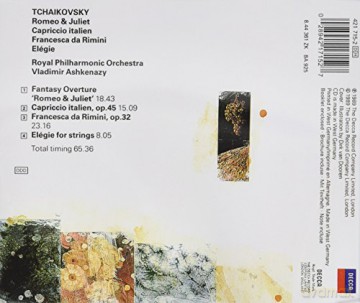 P. I. Tschaikowsky: Tchaikovsky: Romeo and Juliet - Capriccio Italien, Francesca Da Rimini [CD]