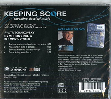 Pyotr Tchaikovsky: Tchaikovsky: Symphony No. 4 [CD]