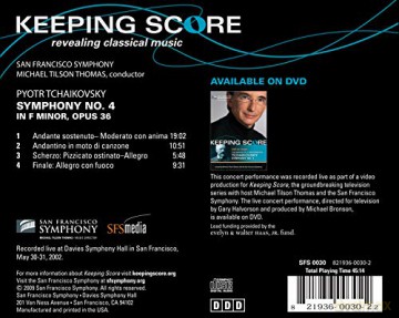 Pyotr Tchaikovsky: Tchaikovsky: Symphony No. 4 [CD]