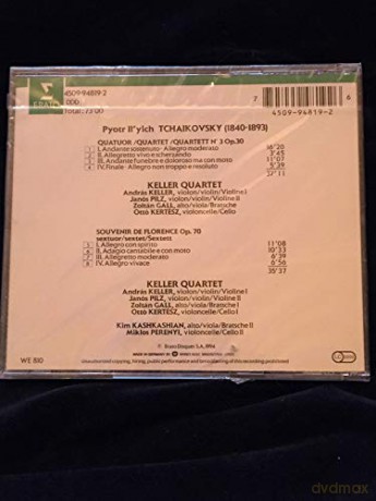 Keller Qrt: Tchaikovsky;String Qrt.3 [CD]