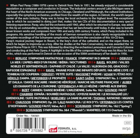 Paul Paray: Technical Brilliance From Detroit [CD]