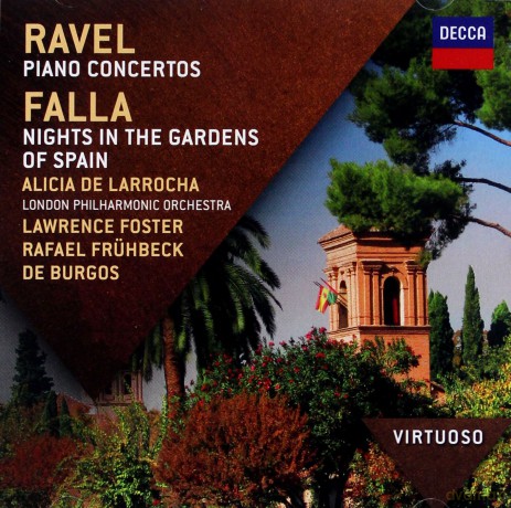 London Philharmonic: Ravel: Piano Concertos (Virtuoso) [CD]