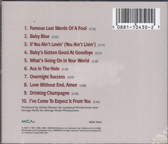 George Strait: Ten Strait Hits [CD]