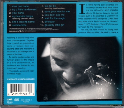 Al Jarreau: Tenderness [CD]