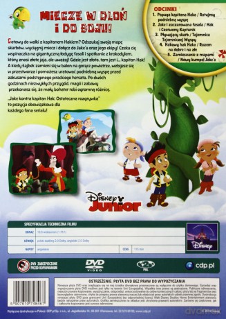 Jake i Piraci z Nibylandii: Jake kontra Kapitan Hak [DVD]