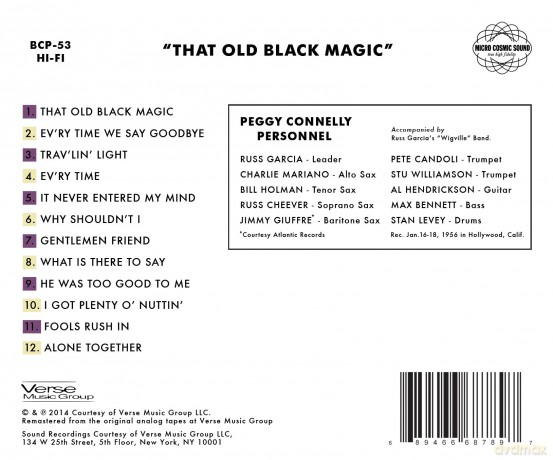 Peggy Connelly: That Old Black Magic [CD]