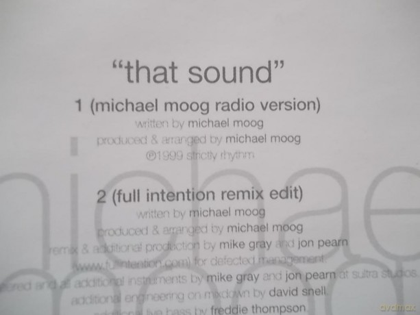 Michael Moog: That Sound [CD]