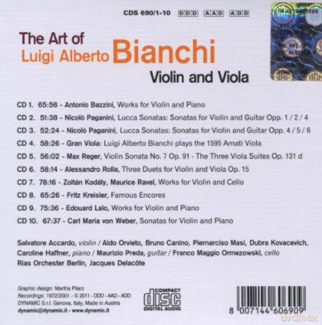 Luigi Alberto Bianchi: The Art of Luigi Bianchi [10CD]