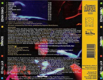 Chris Hinze Senang [CD]