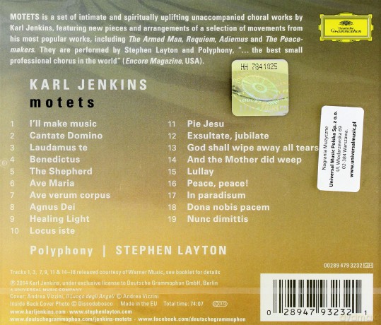 Karl Jenkins: Motets [CD]