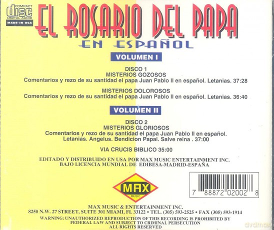 Rosario Del Papa [CD]