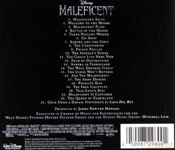 Maleficent soundtrack (Czarownica) (James Newton Howard) [CD]