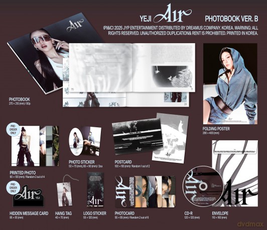 Yeji: Air - Photobook Ver.B [CD]
