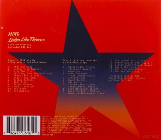 INXS: Listen Like Thieves (40th Anniversary) (Deluxe) [2CD]