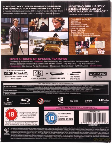 Dirty Harry (Brudny Harry) (steelbook) [Blu-Ray 4K]+[Blu-Ray]