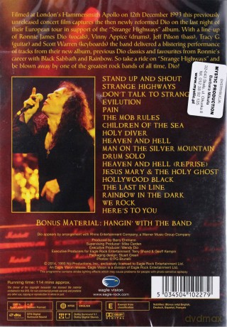 Dio: Live In London [DVD]