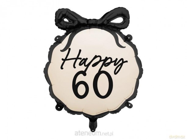 Balon foliowy pastylka Happy 60 47,5x45cm