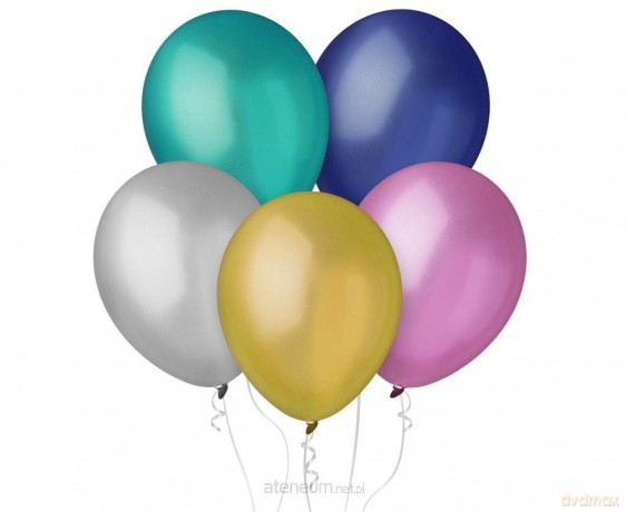 Balony Decomex metallic Assorted 100szt