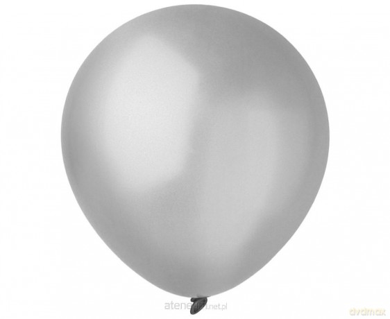Balony metallic Silver 100szt