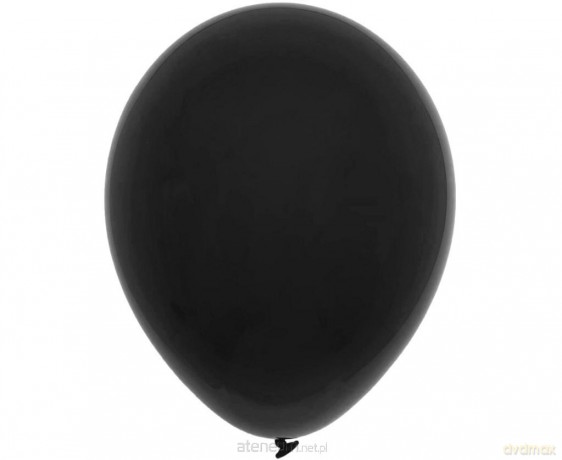 Balony Decomex pastel Black 100szt