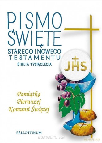 Biblia Tysiąclecia duża (komunia chleb) [KSIĄŻKA]