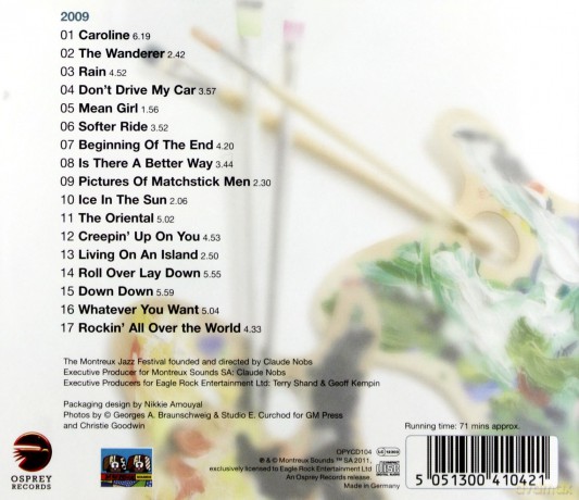 Status Quo: Live At Montreux 2009 [CD]