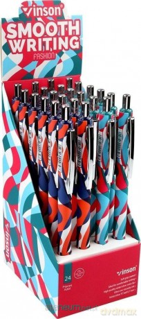 Długopis automatyczny Fashion K38 niebieski (24szt)