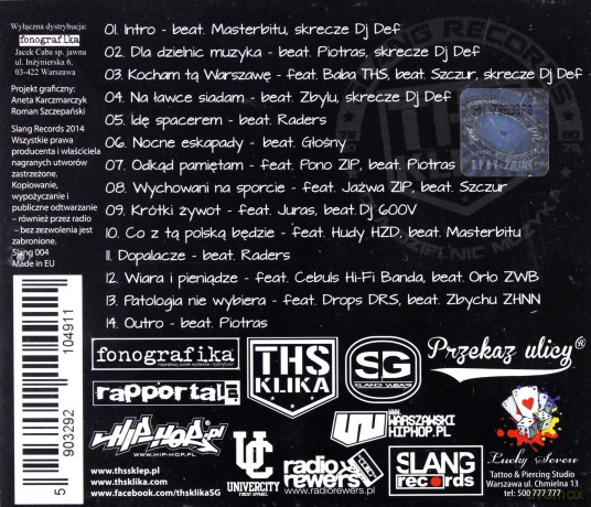 Ths Klika: Dla Dzielnic Muzyka [CD]