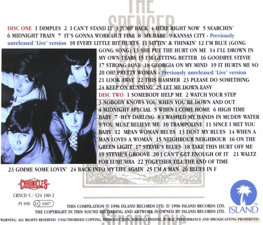 Spencer Davis Group: Eight Gigs A Week / Steave Winwood Years [2CD]