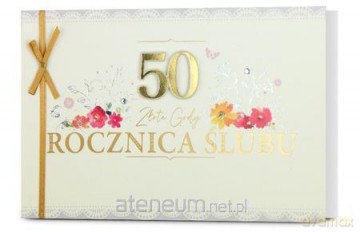 Karnet B6 Rocznica ślubu 50