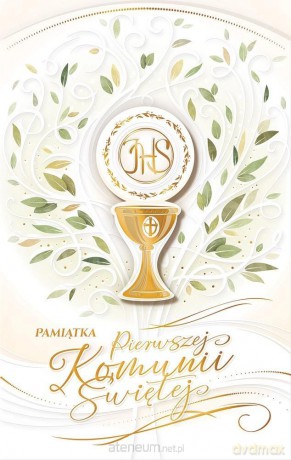 Kartka okolicznościowa Komunia