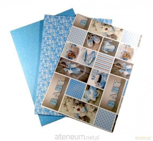 Karton 300g baby 24x34cm 3 ark MIX