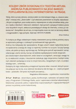 Vietato Fumare, Czyli Reszta Z Bloga I Coś Jeszcze - Artur Andrus [KSIĄŻKA]