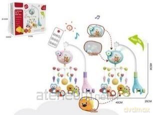 Karuzelka do łóżeczka różowa