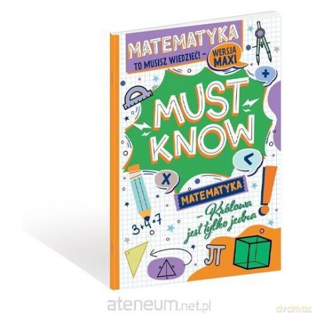 Książeczka A4 Must Know Matematyka [KSIĄŻKA]