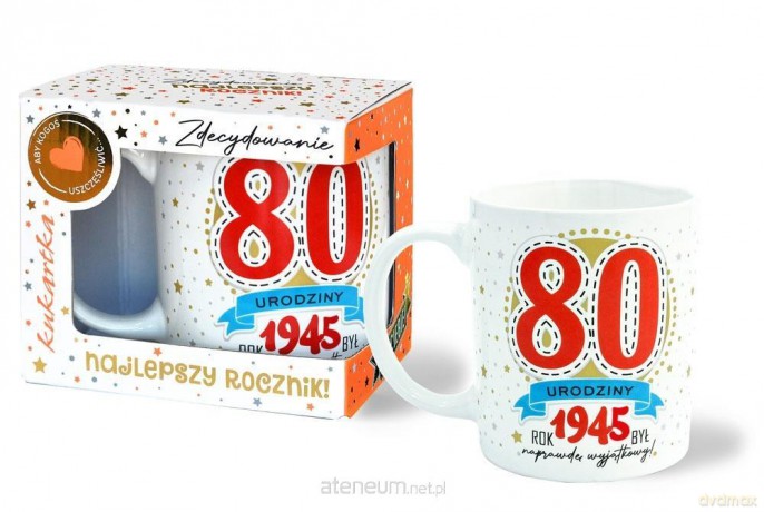 Kubek Premium Urodziny 80