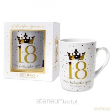 Kubek The Crown-18K biały