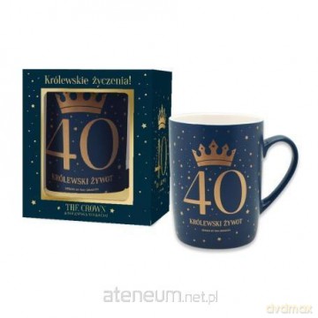 Kubek The Crown-40M granatowy