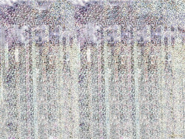 Kurtyna party holograficzny 100x200cm