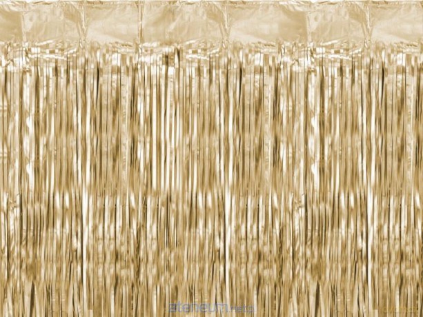 Kurtyna party złota 100x200cm