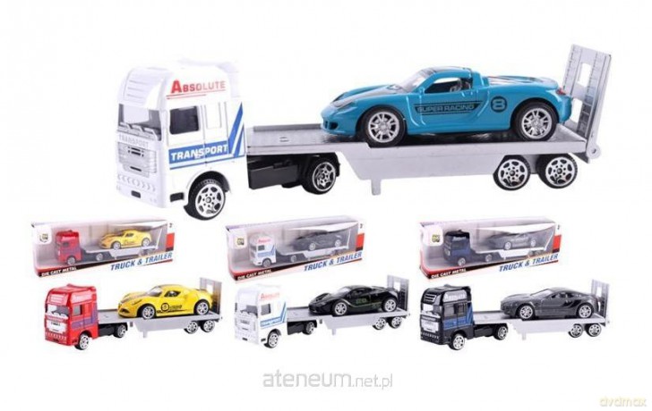 Laweta z autem mix