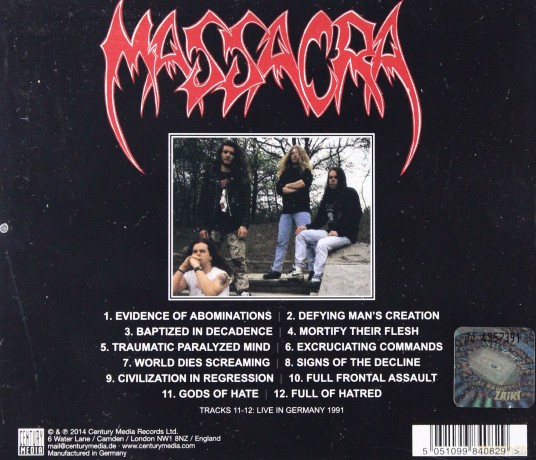 Massacra: Signs Of The Decline (Special Edition) [CD]