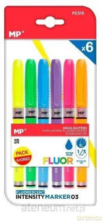 Marker fluorescencyjny 1,0/3,0mm 6szt