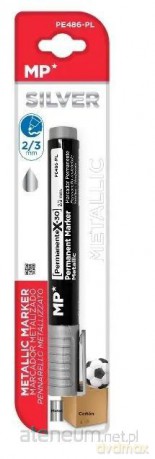 Marker permanentny 2,0/3,0mm srebrny