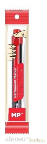 Marker permanentny Click czerwony