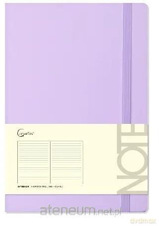 Notatnik A5 96 stron na gumkę pastel foilet