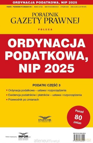 Ordynacja podatkowa, NIP 2025 [KSIĄŻKA]