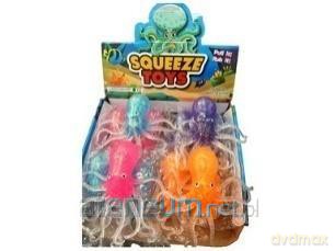 Ośmiornica squeeze 4 kolory mix