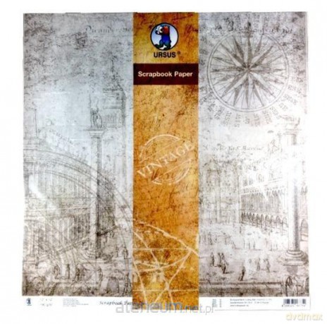 Papier do scrapbookingu 190g 30,5x30,5cm 5 ark