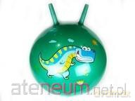 Piłka do skakania z rogami Dino 45cm [SPORT]